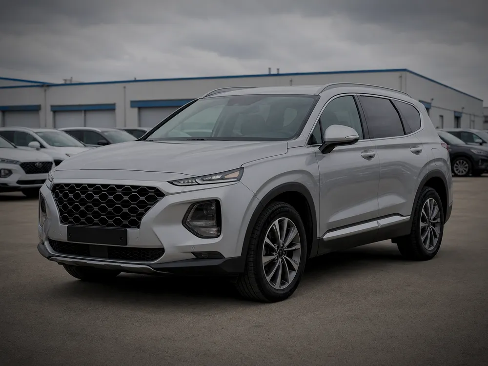 Hyundai Santa Fe 2.2D 2020 Magnetic Grey Korean used suv for export